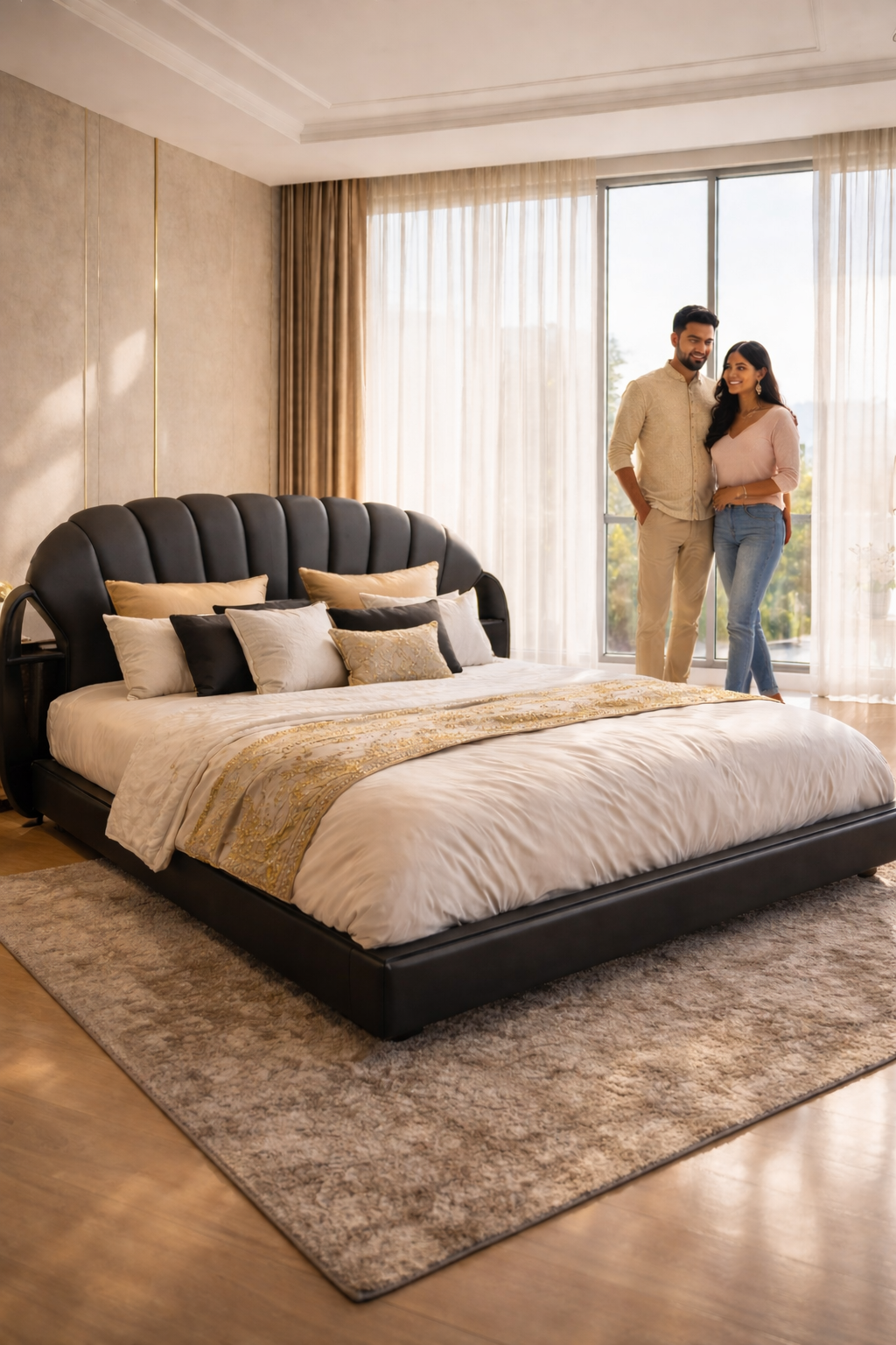 LunaShell Luxury Bed