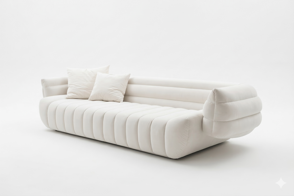 Ivory Haven Sofa - 3 Seater